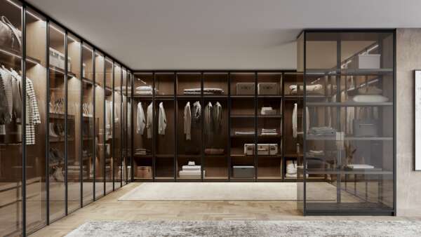 Glass Up Wardrobe